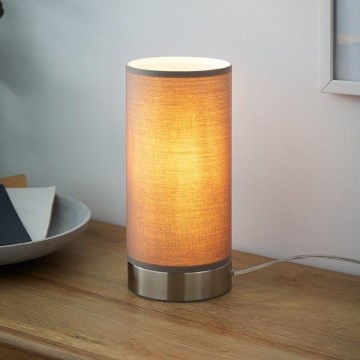 Eglo - Stmívatelná stolní lampa 1xE27/40W/230V taupe