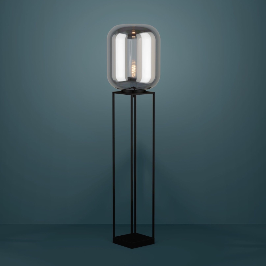 Eglo - Stojací lampa 1xE27/40W/230V kouřová