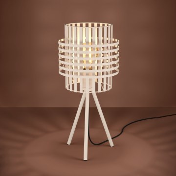 Eglo - Stojací lampa 1xE27/40W/230V krémová