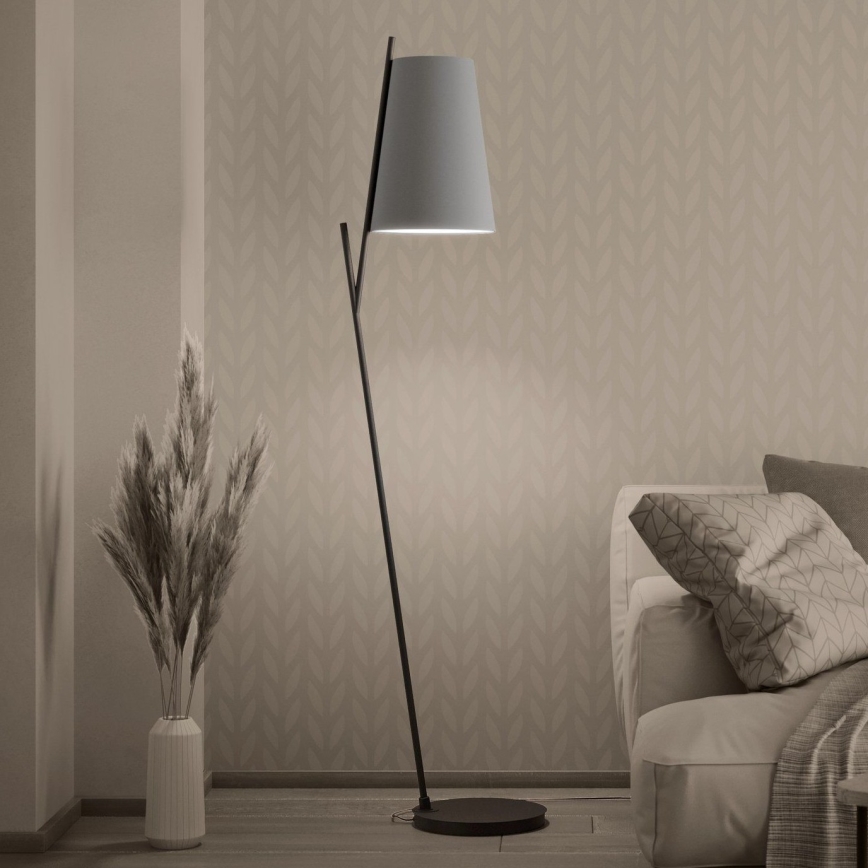 Eglo - Stojací lampa 1xE27/40W/230V šedá
