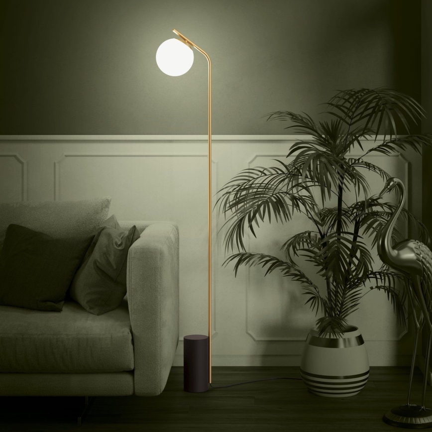 Eglo - Stojací lampa 1xE27/40W/230V zlatá