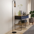 Eglo - Stojací lampa 1xE27/4W/230V černá/kouřová