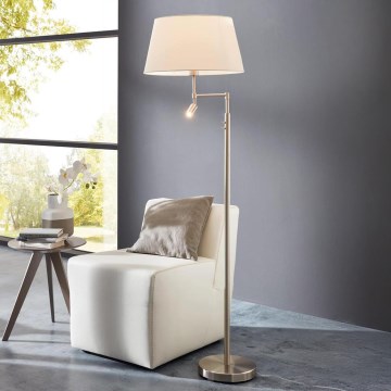 Eglo - Stojací lampa 1xE27/60W + LED/2,1W