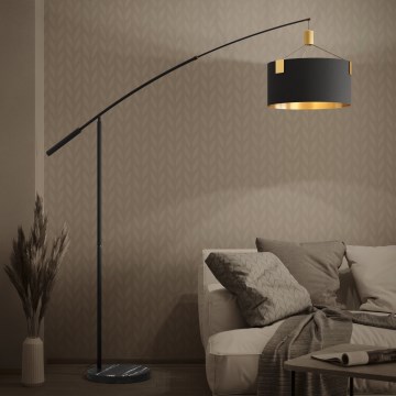 Eglo - Stojací lampa 3xE27/40W/230V černá/zlatá