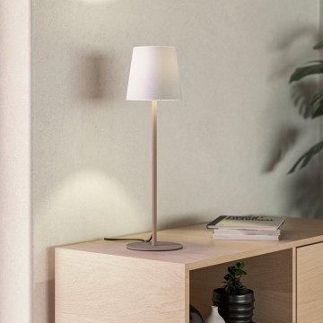 Eglo - Stolní lampa 1xE14/40W/230V krémová/bílá