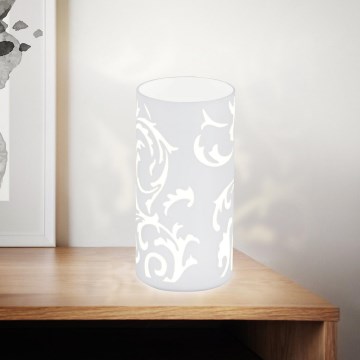 EGLO - Stolní lampa 1xE14/60W/230V bílá