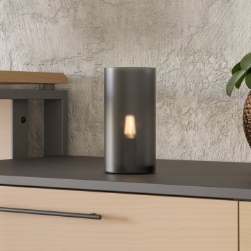 Eglo - Stolní lampa 1xE14/60W/230V černá