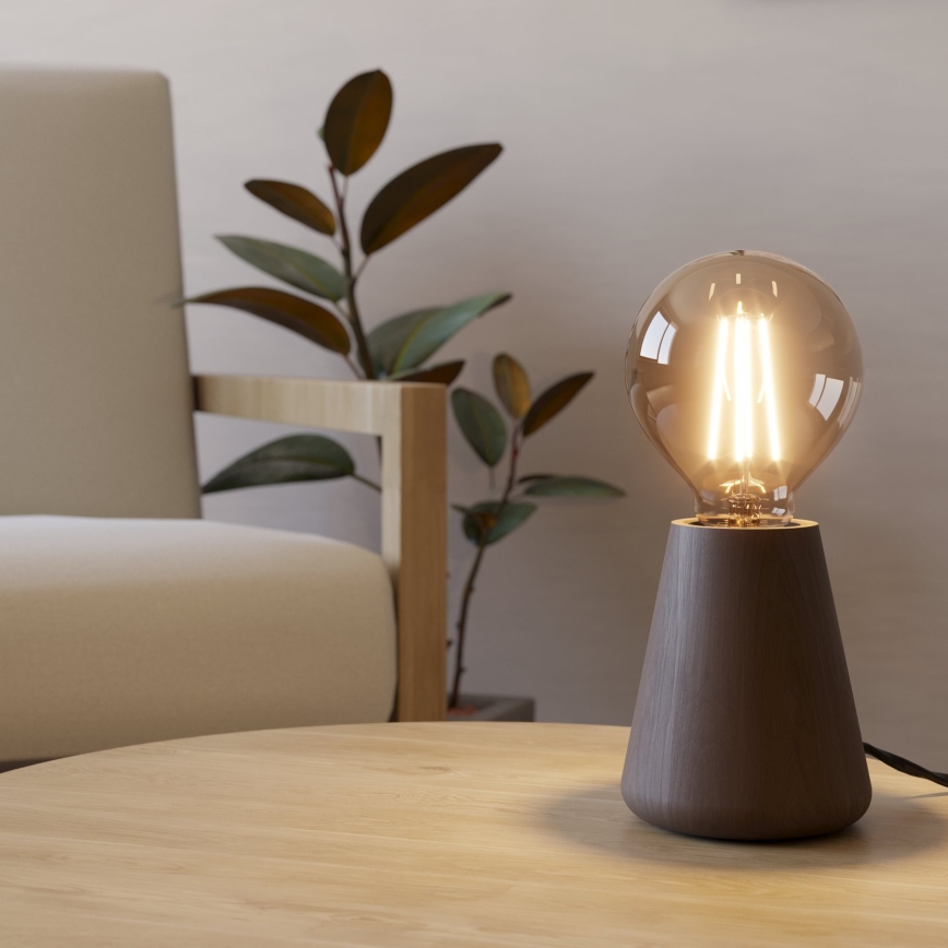 Eglo - Stolní lampa 1xE27/40W/230V hnědá