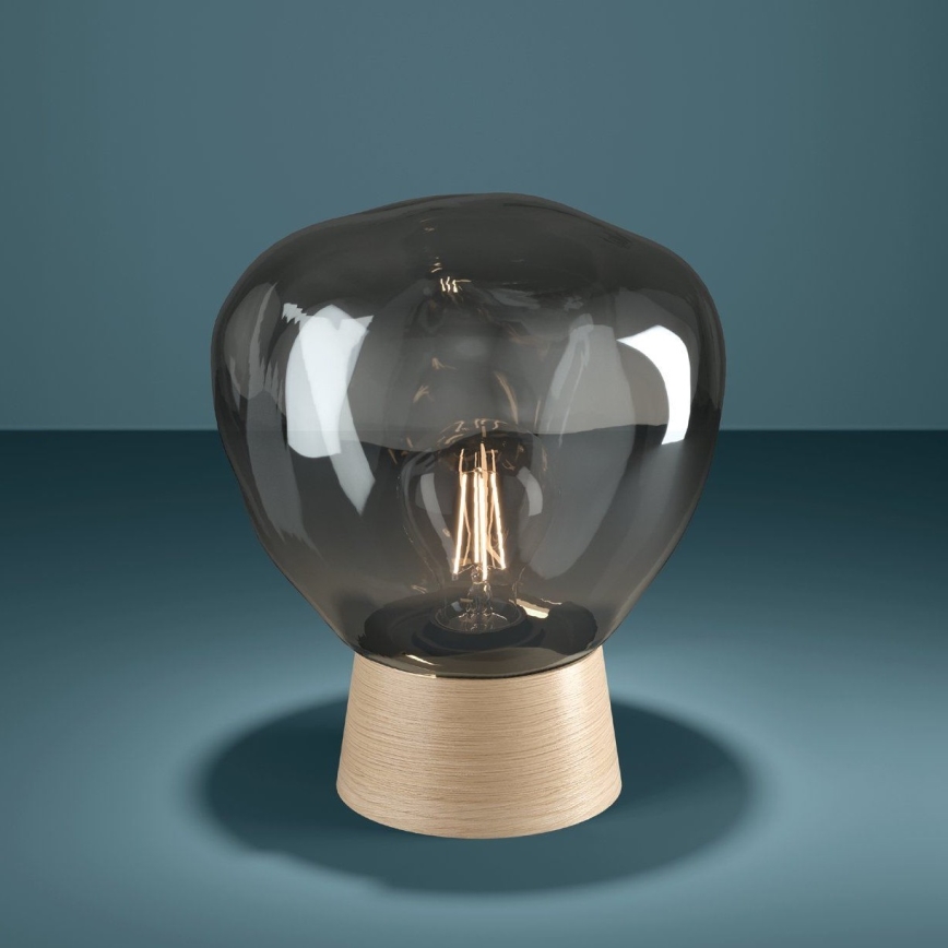 Eglo - Stolní lampa 1xE27/40W/230V kouřová