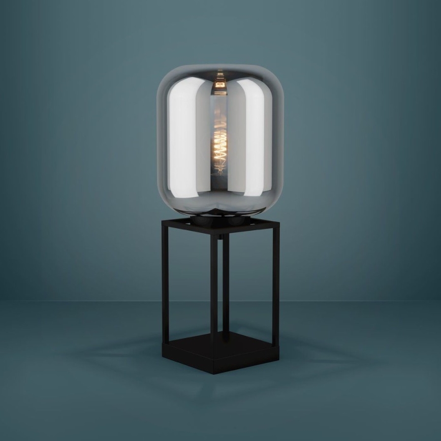 Eglo - Stolní lampa 1xE27/40W/230V kouřová