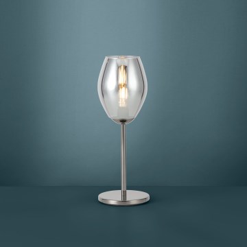 Eglo - Stolní lampa 1xE27/60W/230V černá/kouřová