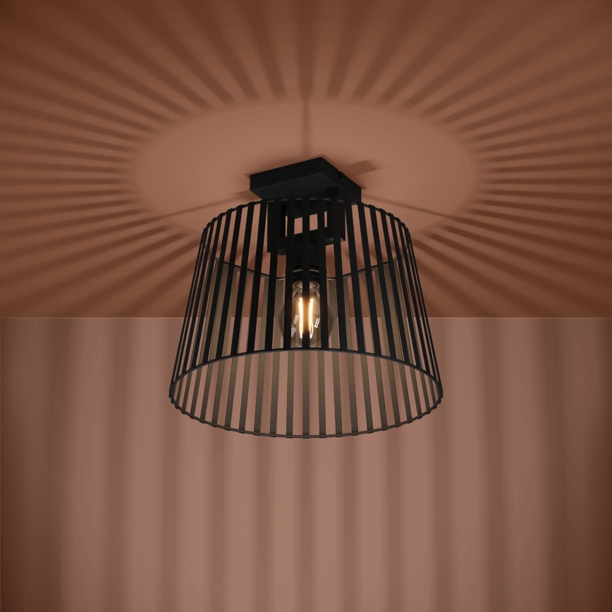 Eglo - Stropní svítidlo 1xE27/40W/230V černá