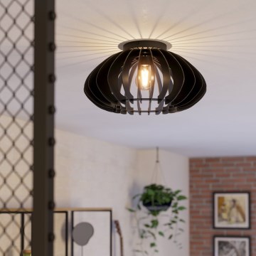 Eglo - Stropní svítidlo 1xE27/40W/230V pr. 45 cm černá
