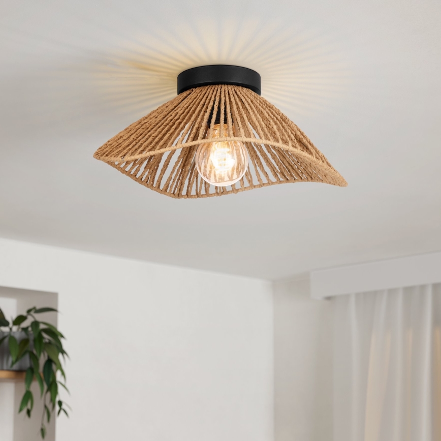 Eglo - Stropní svítidlo 1xE27/60W/230V hnědá