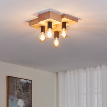 Eglo - Stropní svítidlo 4xE27/40W/230V