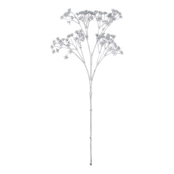 Eglo - Umělá květina 53 cm stříbrná