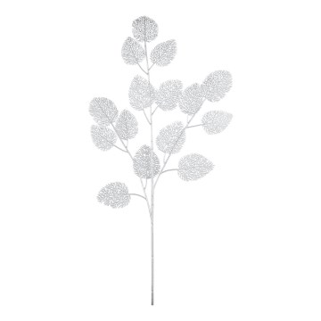 Eglo - Umělá květina 87,5 cm stříbrná