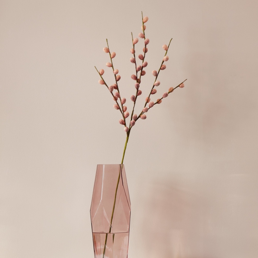 Eglo - Umělá květina 90 cm růžová