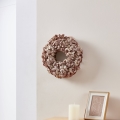 Eglo - Umělý květinový věnec pr. 35 cm růžová