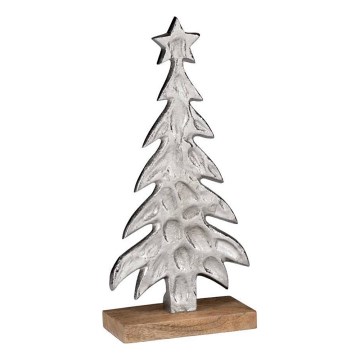 Eglo - Vánoční dekorace 27x13 cm stromek/stříbrná