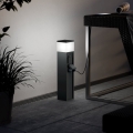 Eglo - Venkovní lampa se 2 zásuvkami 1xE27/25W/230V IP54 antracit