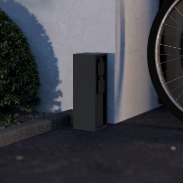 Eglo - Venkovní zásuvkový sloupek IP54 SCHUKO antracit