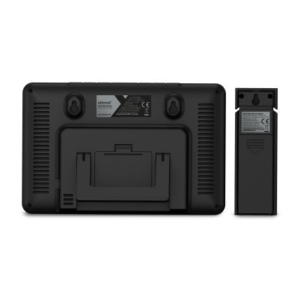 ELDONEX EWS-1010-BK - Meteostanice s LCD displejem 2xAAA černá