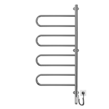 Elektrický otočný sušák na ručníky TRISTAR 105W/230V 102,5x44,5cm IP44 nerez/lesklý chrom