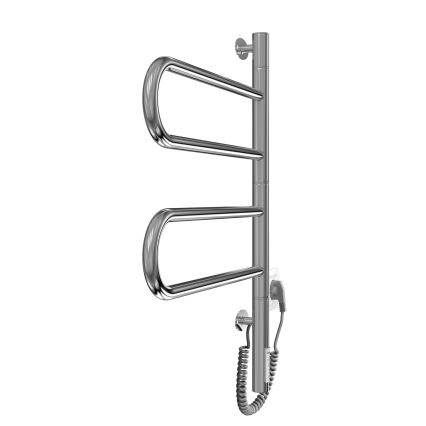 Elektrický otočný sušák na ručníky TRISTAR 75W/230V 60x44,5 cm IP44 nerez/lesklý chrom