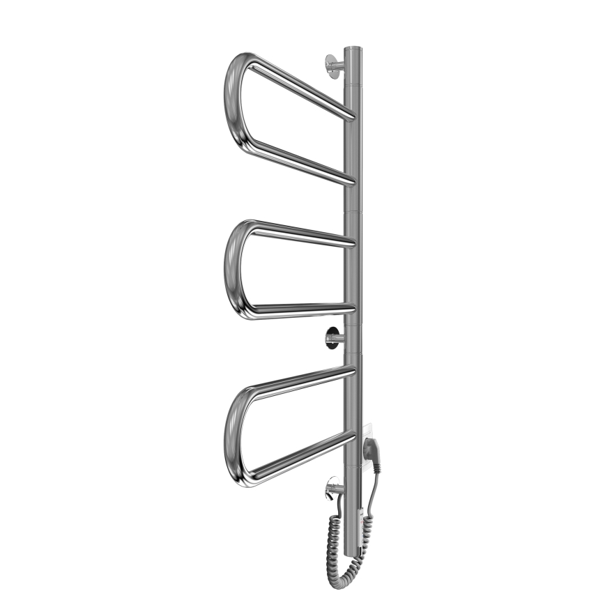 Elektrický otočný sušák na ručníky TRISTAR 80W/230V 80x44,5 cm IP44 nerez/lesklý chrom