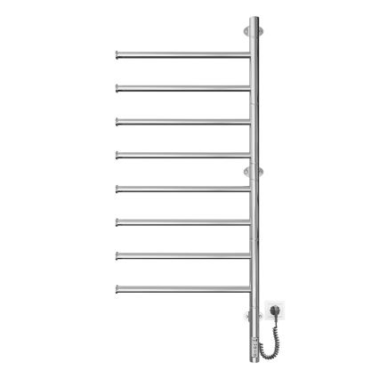 Elektrický otočný sušák na ručníky VEER 95W/230V 102,5x44,5 cm nerez/lesklý chrom