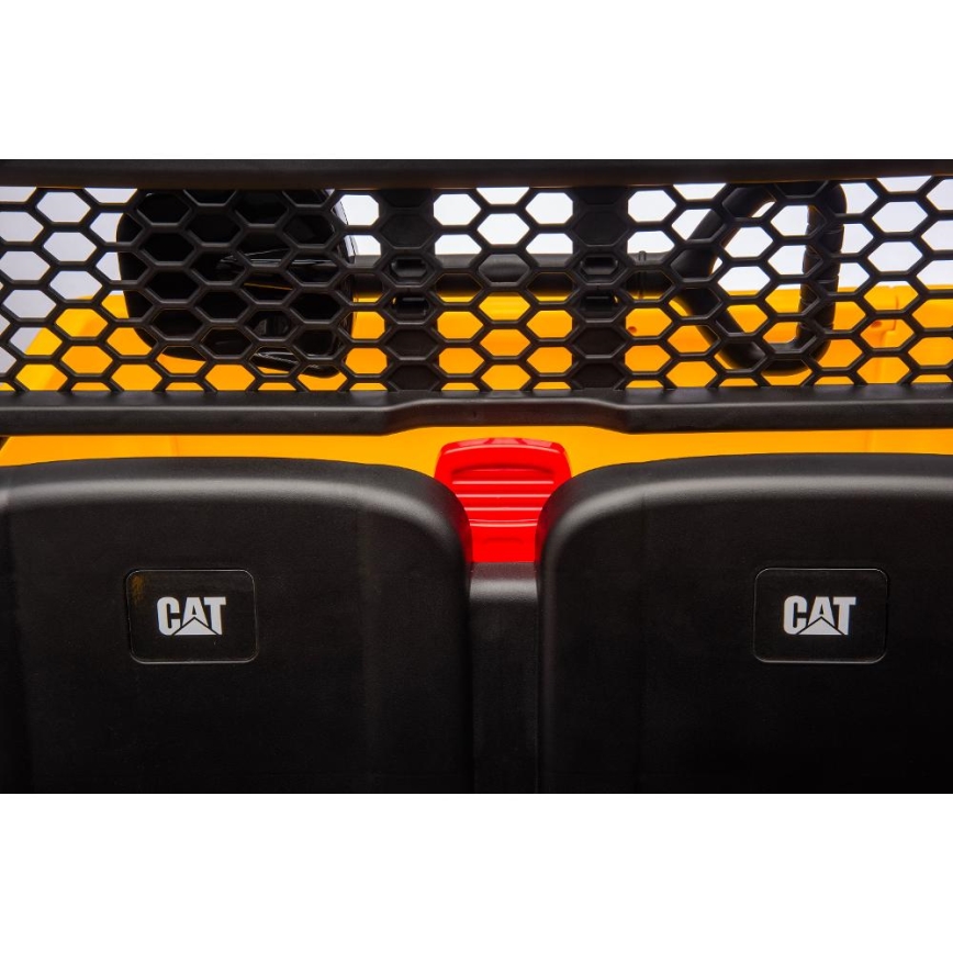 Elektrické autíčko CAT 60W/7500 mAh žlutá/černá + dálkové ovládání