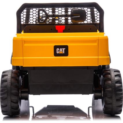 Elektrické autíčko CAT 60W/7500 mAh žlutá/černá + dálkové ovládání