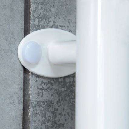 Elektrický otočný sušák na ručníky s termostatem ARABESQUE 105W  80x49 cm  bílá