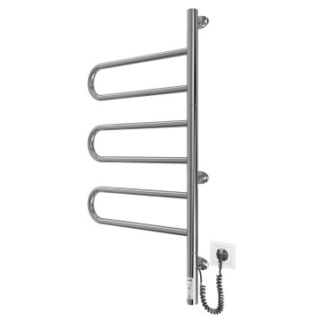 Elektrický otočný sušák na ručníky TRISTAR 80W/230V 80x44,5 cm IP44 nerez/lesklý chrom