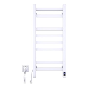 Elektrický sušák na ručníky s termostatem AVANGARD 105W 80x36 cm  bílá levá