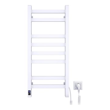 Elektrický sušák na ručníky s termostatem AVANGARD 105W 80x36 cm  bílá pravá