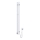 Elektrický sušák na ručníky s termostatem SILOUETTE 187W/230V 120,6 cm IP44 bílá pravá hranatý