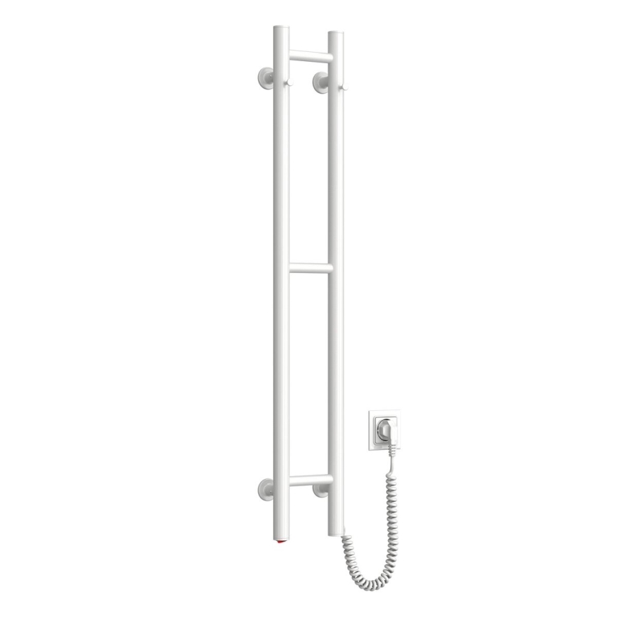 Elektrický sušák na ručníky SILOUETTE 187W/230V 101,1 cm IP44 bílá pravá kulatý
