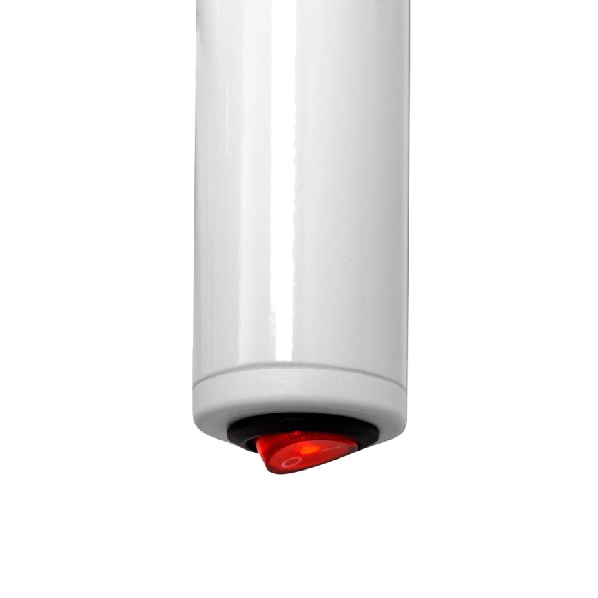 Elektrický sušák na ručníky SILOUETTE 187W/230V 101,1 cm IP44 bílá pravá kulatý