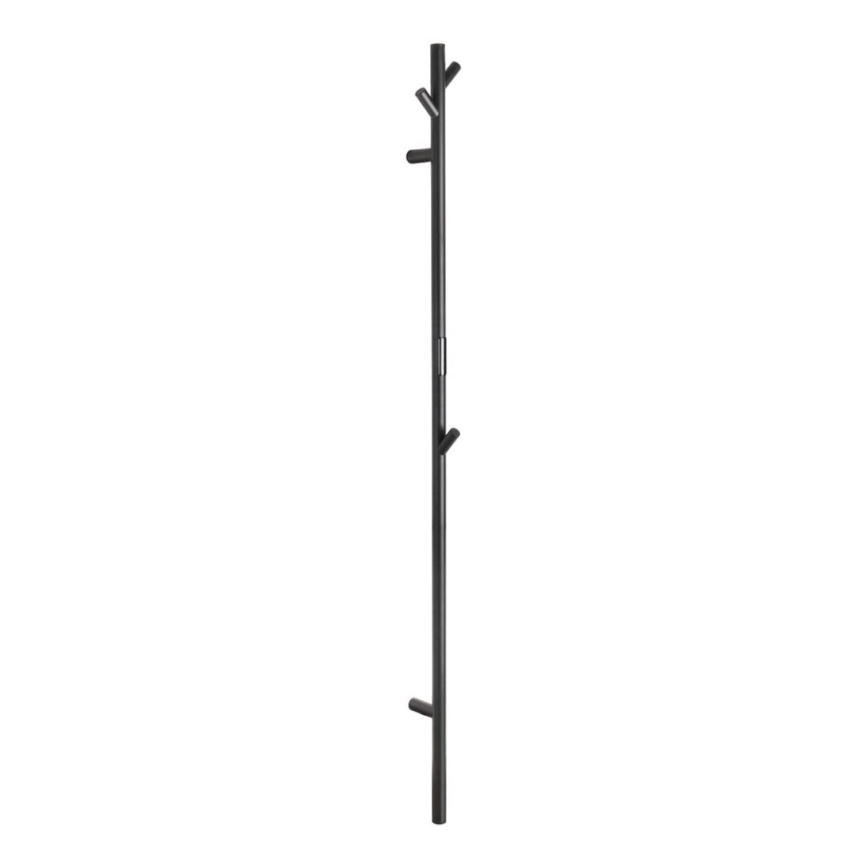 Elektrický sušák ručníků 172 cm černá