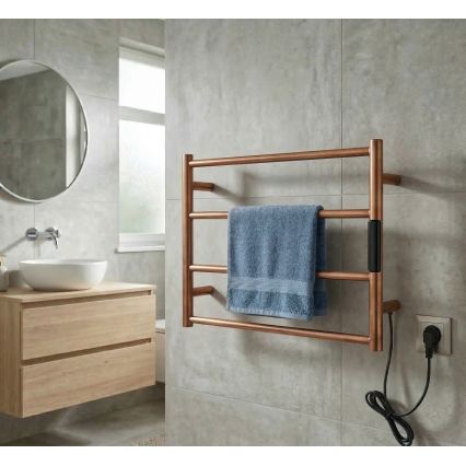 Elektrický sušák ručníků 56x37 63W nerez/měděná