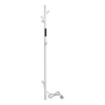 Elektrický tyčový sušák ručníků 118 cm 30W bílá