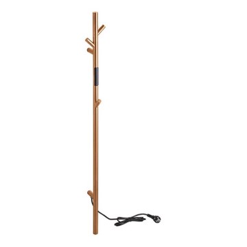 Elektrický tyčový sušák ručníků 118 cm 30W měděná