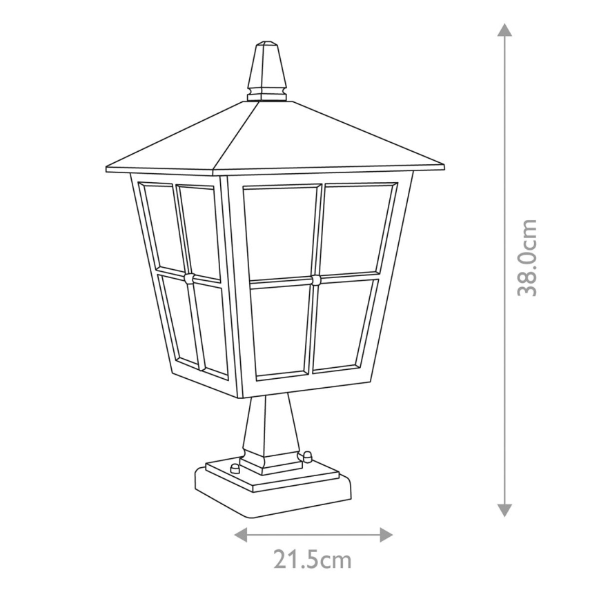 Elstead - Venkovní lampa CANTERBURY 1xE27/100W/230V IP43