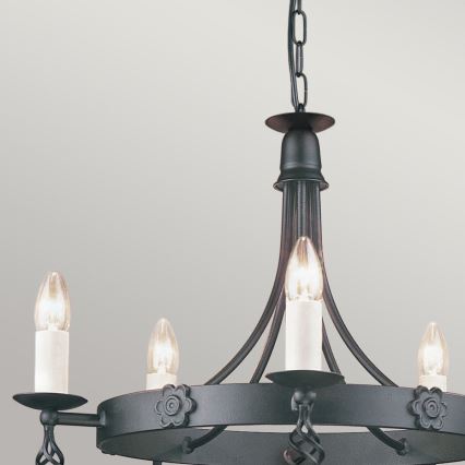 Elstead - Lustr na řetězu BELFRY 5xE14/60W/230V