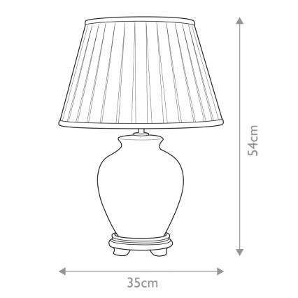 Elstead - Stolní lampa LINYI 1xE27/60W/230V