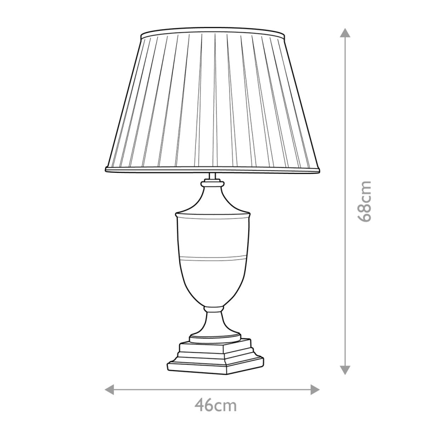 Elstead - Stolní lampa NARBONNE 1xE27/60W/230V
