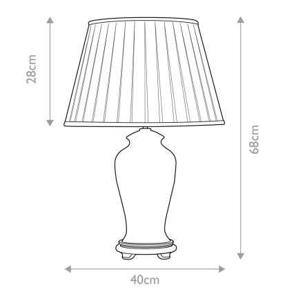 Elstead - Stolní lampa SASHI 1xE27/60W/230V