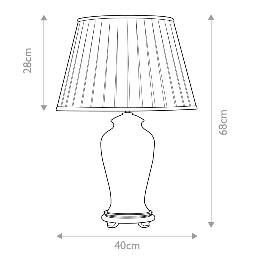 Elstead - Stolní lampa SASHI 1xE27/60W/230V